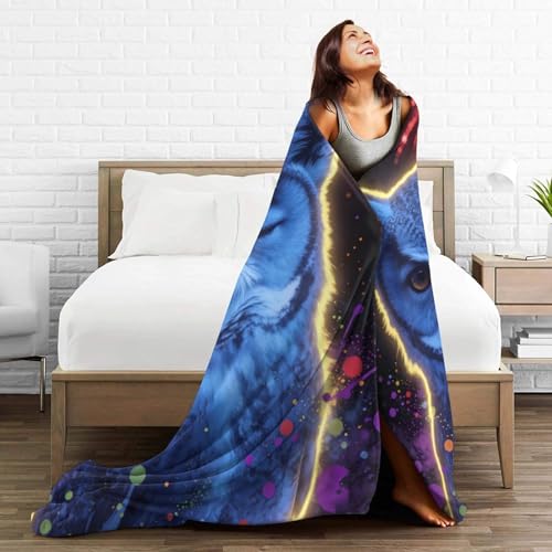Couverture légère chouette pour vos soirées cocooning au salon