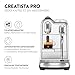 Nespresso Creatista Pro Kaffeemaschine von Sage, Edelstahl, Brushed Stainles Steel