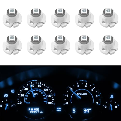 10 piezas bombillas LED T4.2 para tablero azul miniatura 1