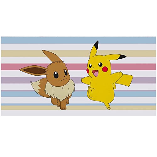 Halantex Toalla de baño Pokemon 70 x 140 cm, 100% algodón