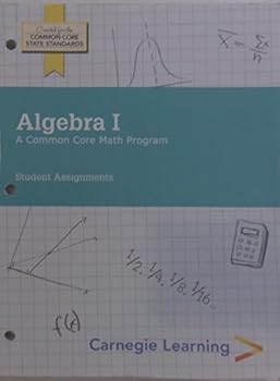 Paperback Carnegie Learning Algebra 1 Student Assignments Book