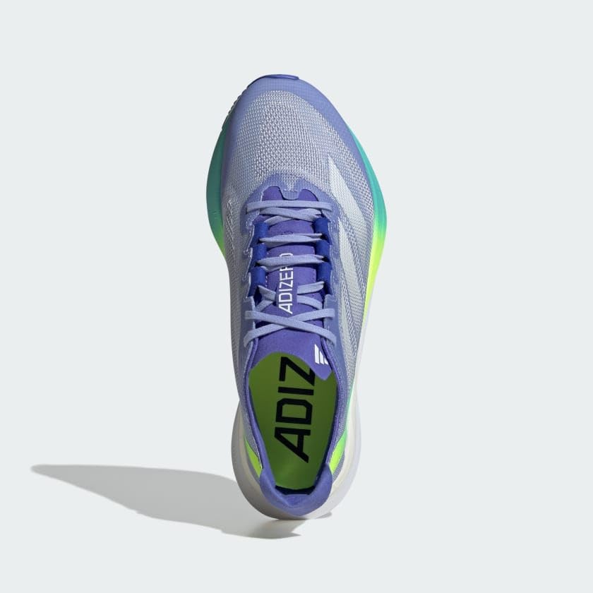 Image of adidas Womens Adizero Boston 12 Running Sneakers Shoes - Blue