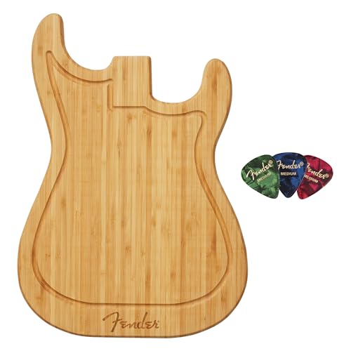 Tabla de cortar Fender Stratocaster con picks miniatura 1