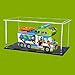 Scatola espositiva in acrilico trasparente, vetrina per modelli Lego (30 * 22 * 17 cm/11,8 * 8,6 * 6,6 pollici) per mattoncini LEGO 41339 serie buon amico Modello giocattolo camper di Mia