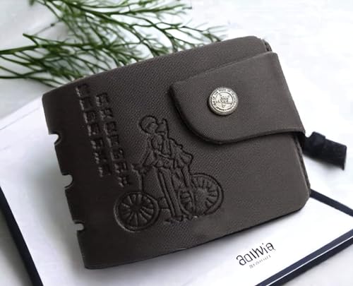 Image of Pu Bifold Tan and Black Color Wallets Combo for Men and Boys Best for Gifting and Personal Use Pack of 2 Purse