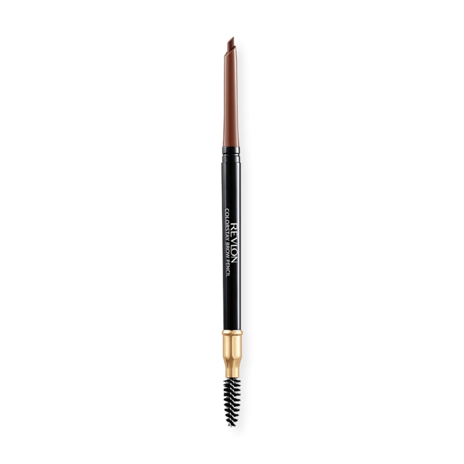 Revlon 24HR Colorstay Eyebrow Pencil with Spoolie Brush, Waterproof Angled Tip Applicator, Unisex, 210 Soft Brown, 0.9 g