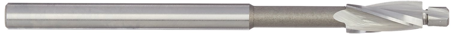KEO 55215 Cobalt Steel Precision 3 Flutes Cap Screw Counterbore, Integral Pilot, Uncoated (Bright) Finish, 0.382