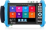 CCTV Tester 8K 32MP 4K 12MP IP Camera Tester 8MP TVI/CVI/AHD/CVBS CCTV Camera Monitor IP Discovery IPC Test WiFi POE Cable Tester Network Tools HD I/O VGA Power Output IPC-9800ADH Pro