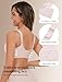 COMFELIE Seamless Wireless Bra for Women Full Coverage No Padding One-Piece Smoothing Bra Pink