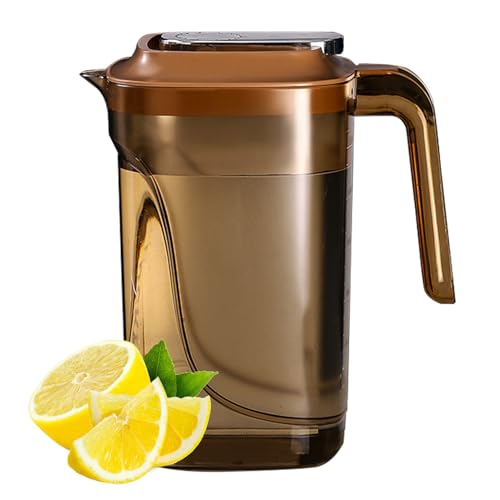 Botella de agua para refrigerador, botella de agua de gran capacidad de 2200 ml, pequeño recipiente de agua voluminoso para hidratación diaria, suministros de bebidas multifunción