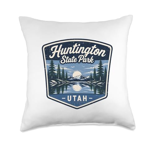 Huntington State Park Utah Pillow