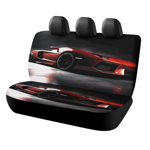 Funda de asiento de coche lavable Speed Sport, protección universal de banco trasero