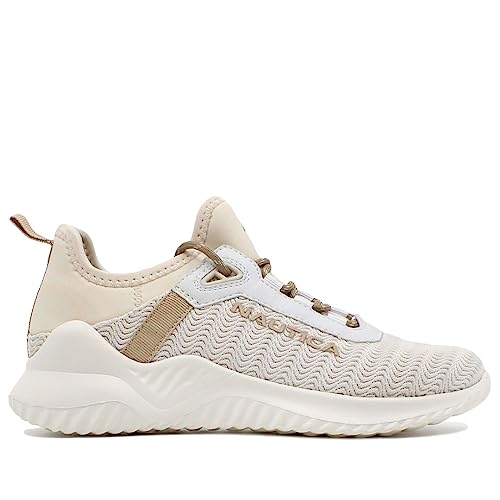 Image of Nautica Women's Casual Fashion Sneakers - Comfortable Walking Shoes with Knit Upper and Cushioned Support