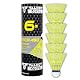 Badminton Bälle Talbot Torro Ball Tech 450, 6er Dose, Gelb, Mittel