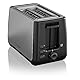Cloer 3569 King-Size-Toaster für 2 XXL Scheiben, Check-Funktion, Edelstahlgehäuse, 1000 Watt, schwarz Kunststoff