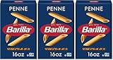 Barilla Penne Pasta, 16 oz. Box - Non-GMO, Made with Durum Wheat Semolina - Kosher Certified, (Pack of 3)