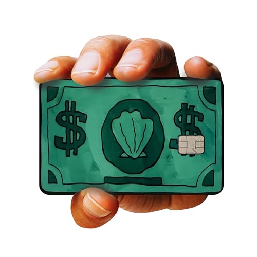 STICKIEMART Bikini Bucks Card Cover DEBIT|CREDIT|TRANSIT|CARDS w/EZ Applicator included!