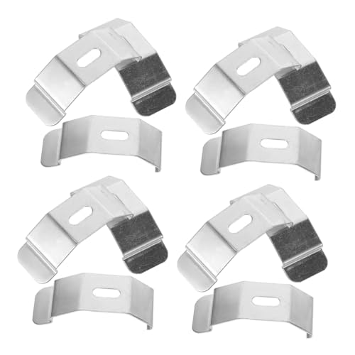 FUNOMOCYA 12 Pack Vertical Blind Replacement Parts Shade Brackets for Curtain Rod Easy Install Curtain Rod Brackets Mounting Brackets for Blinds