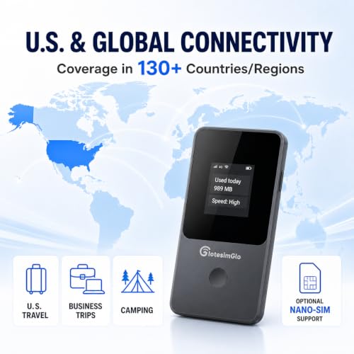 Image of Portable WiFi Travel Router 15GB US Data, No SIM, No Contract