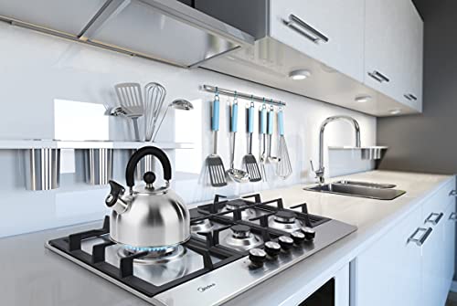 Cooktop Midea 5 bocas com Tripla Chama Ferro Fundido - CYA5B