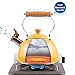 ROCKURWOK Tea Kettle, Tea Pot with Cool Touch Ergonomic Handle, Teapot Food Grade Stainless Steel, Tea Kettle Stovetop, Kettle Teapot, Whistling Tea Kettle, Tea Pot, 2.7 Quart (Yellow)
