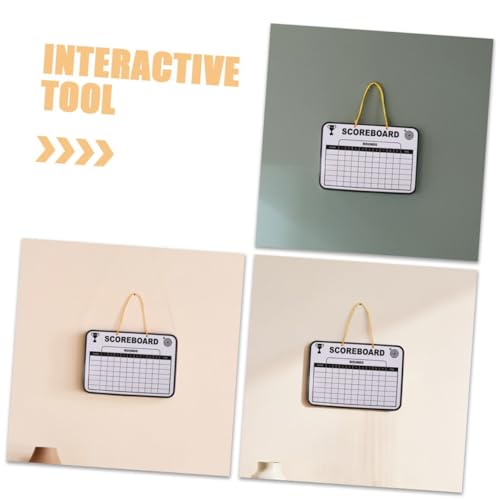 Pizarra marcador de golf doble cara reusable 2 piezas miniatura 3