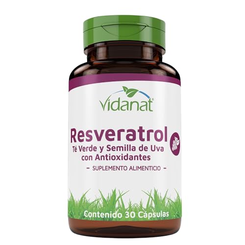 Vidanat Resveratrol 300 mg Antioxidant Supplement – 30 Capsules
