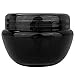 Beauticom 10G/10ML Frosted Container Jars with Inner Liner for Scrubs, Oils, Salves, Creams, Lotions, Makeup Cosmetics, Nail Accessories, Beauty Aids - BPA Free (24 Pieces, Black)