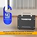 VIARRTCO Ozone Machine Generator 30000mg/h - 6000+ Sq. Ft. Ozone Machine Odor Removal for Home and Car with 120min timer All Metallic Black
