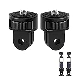 ALLY-MAGIC Stativ Adapter,Action Cam Zubehö,Einstellung Stativ Adapter1/4 Zoll Drehung Halterung Gewinde Adapter Kamera Zubehör kompatibel mit Gopro Helmhalterung E23-SJJSPQ