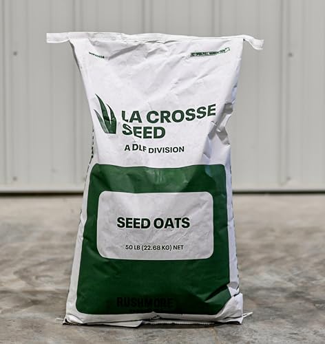 Rushmore Oats Seed for Planting 50 lb Bulk Spring Food Plot Seed for Deer & Wildlife Forage Oats Cover Crop Seed