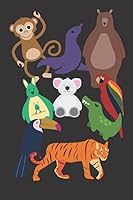 Zootiere Notizbuch : F?r Grundsch?ler und Kinder Zum ?ben und Lernen 1711991120 Book Cover