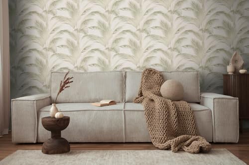 Papel pintado palmeras TNT para tapar imperfecciones de pared 5