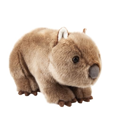 VFM - Wombat Soft Toy Wild Animal Plush Cuddly Soft Furry Fluffy Stuffed Toy Plush Toy Cute Stuffed Plushie, Gifts for Birthday, Valentine's Day Christmas- 30cm Brown Wombat