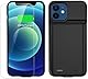Batteriekoffer für iPhone 13 Mini, verbesserte 6800mAh Ultra Thin Portable Protective Power Smart Ladecase Kompatibel mit iPhone 13 Mini/12mini (5,4 Zoll) wiederaufladbare erweiterte Batterieladetasch