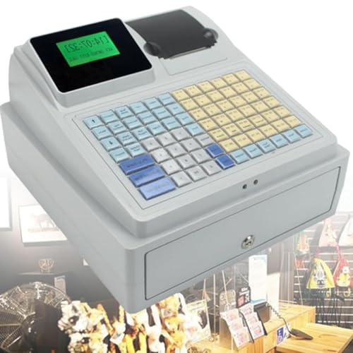 ❤ 【Ampia applicazione】: questa serie di registratori di cassa elettronici ha un'ampia gamma di usi, facilità d'uso, design funzionale accurato e una varietà di accessori periferici tra cui scegliere, che lo rendono adatto alla vendita al dettaglio, alla ristorazione e ad altri settori.