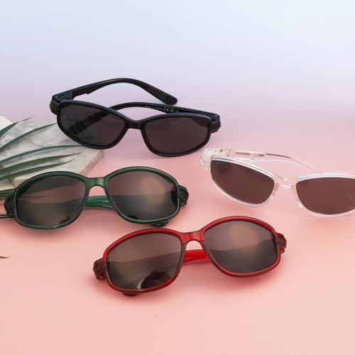 Image of BFOCO Polarized Sunglasses With Metalless & Screwless Spring Hinges for Men - Sports Sunnies (Glossy Green)