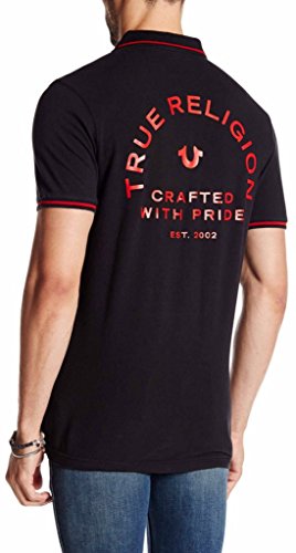 True Religion Men’s Crafted with Pride Polo Shirt - Polo Shirts for Men, Mens Polo Shirts Short Sleeve2