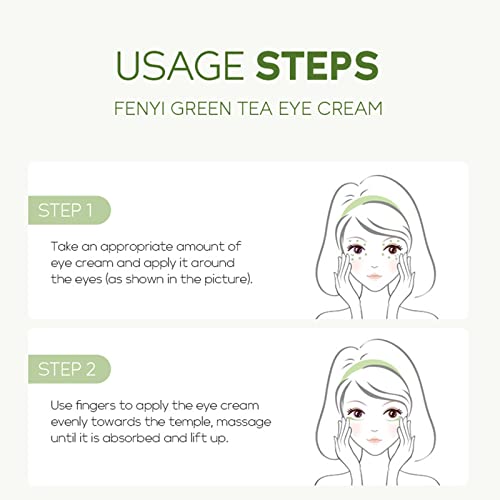 Grospe Green Tea Eye Cream Diminish Dark Circles,Puffiness,Fine Lines,And Wrinkles Deep Nourishing Eye Skin,Lifting Anti-Aging Eye Cream,Daily Moisturizing Eye Care 15G thumb #7