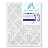 Accumulair Diamond 20x25x4 Air Filter - (19.5x24.5x3.75) MERV 13 Air Filter/Furnace Filters (6 pack)