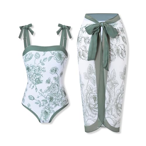 Image of Teens Girls One Piece Swimsuit Bathing Suit for Girls Adjustable Strap Summer Beach Swimwear Pool Activities 11-15Y