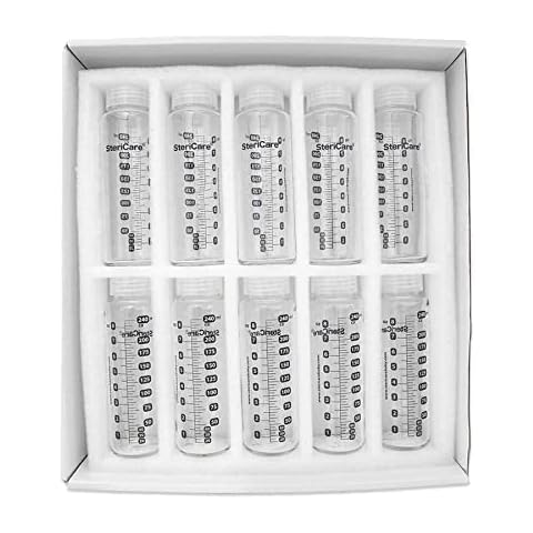 SteriCare® Glass Baby Bottle, 240ml, Pack of 10 Cover