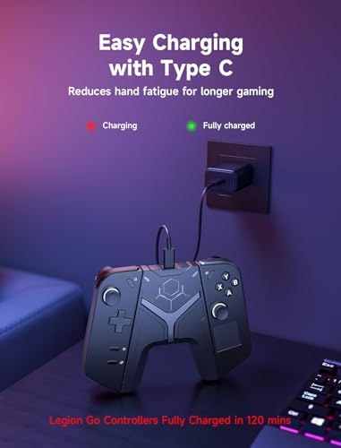 jsaux grip connector for legion go controller - gp0503