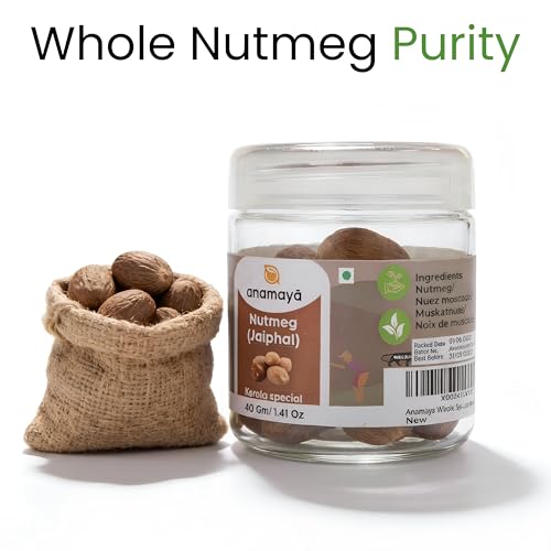 Image of Anamaya Whole Spices family (Nutmeg Whole)