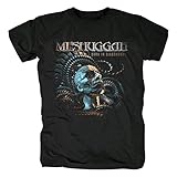 RONGHUA Meshuggah 欧米のロック born in dissonange 金属 メンズ/レディース Tシャツ/夏服 スポーツ Tシャツ ブラック/半袖 Tシャ