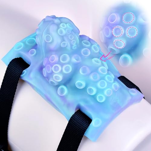 Grinder Sex Toy Octopus Tentacle Sex Toy Foreplay Clitoral Stimulator with Belt Glow Soft Silicone Nipple Anal Massager Waterproof Wearable Clit Stimulator Grinding Sex Toy for Women Lesbian