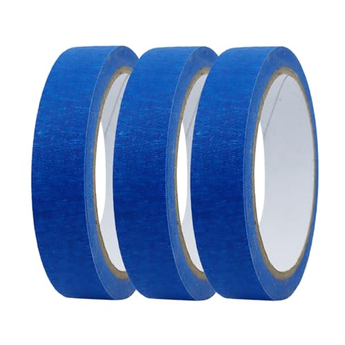 Nastro dei pittori - nastro adesivo blu, forniture di vernice professionale | adesivi rimovibili per linee pulite, rotolo di pittore di lunga durata, strumento di pittura con foche forti set di