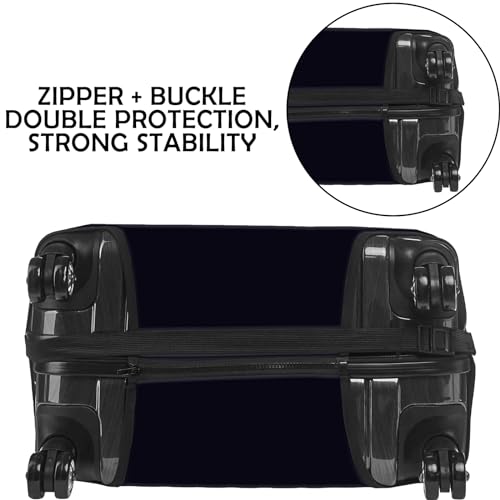 Luggage Suitcase Cover Protector Luggage Elastic Washable Baggage Covers Initial Cute Aesthetic for Unisex Women Girls Travel Trip XL(30-32 inch)-Letter M2