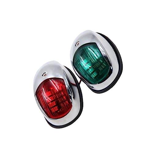 JOINPAYA 2Pcs LED Bow Lamp Navigation Light Signal Warning for Boats Yachts and Pontoon Energy Efficient Boat Accessories Durable Construction