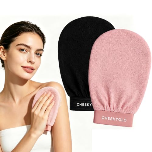 CheekyGlo 2PCS Korean Exfoliating Glove for Sensitive Skin